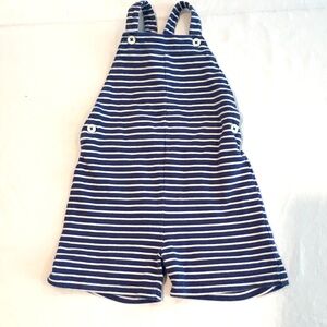 Mini Boden Cotton Jersey Playsuit Striped